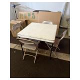 Samsonite card table and chairs