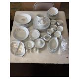 Valmont China Dish Set-local pick up only