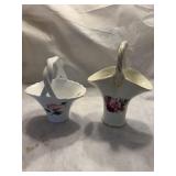 Porcelain baskets