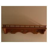 Wall mount heart shelf
