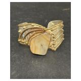 Polished stone bracelet
