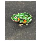 Tin toy frog