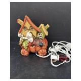 Halloween ghost decoration, pumpkin light up