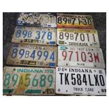 (8) License Plates-1963,72,76,78,8,83,88,89