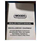 Woods dealer, parts manual