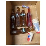Crush bottles advertising Pepsi cups
