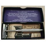 Ender Razor w.orig, box & paper work & (2( blades-