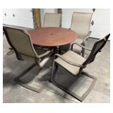 Patio table and chairs