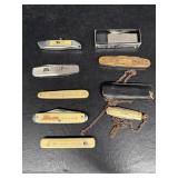 Advertise and other pocket knives