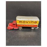 Moving local and long distance, TIN toy truck