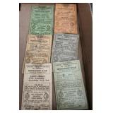 (6) US Steel Workers of America Membership Books