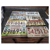 (8) License Plates-(2) 1976,84,87,91,89,98,2003