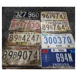 (8) License Plates-1934,70,79, (2) 1980,89,98,2003