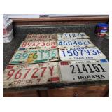 (8) License Plates-1970,74,78,79,85,93,2013
