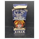 Fire, chief bicycle, siren