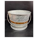 Galvanized bucket