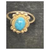 Turquoise ring size 4 1/2