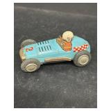 Early tin toy race car