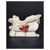 Porcelain Christmas sled