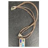 Sterling silver southwestern style necklace