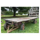 Flat Rack Hay Wagon