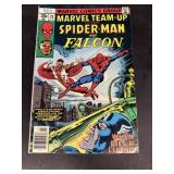 Marvel comics, Spider-Man and falcon team up