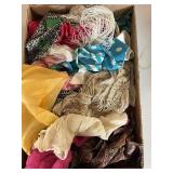 Various silk scarves and more