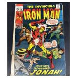 1971 the invincible Iron Man comic book issue 38