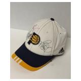 Larry Bird, Oï¿½Brian other Pacer autographed hat