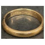 10K Gold Band sz 5.5