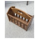 Wooden Magazine Rack