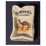 CAMEL crushed pack advertising ashtray