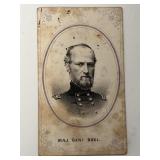 Maj Gen. BUEL calling card