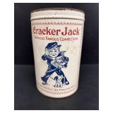 Cracker jack advertising can