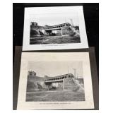 The old national road bridge Richmond, Indiana