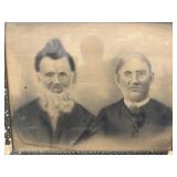 Early portrait of men and woman