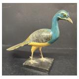 Early American wooden peacock