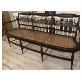 Early Settee w/ caned seat