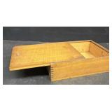 Wooden slide box