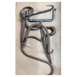 Antique forged hooks