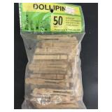 Doll clothes pins NOS