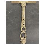 Brass mirror handle