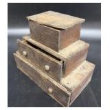 Early small drawer sewing box