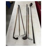 Early American golf clubs