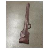 Early leather gun holster, the LILLEY company