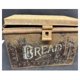 Metal bread, box