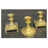 Brass candle holders
