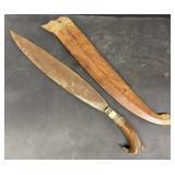 Early 1900 sword with wooden sheath