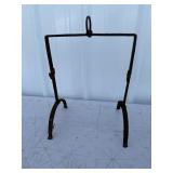 Forge fire pit pot holder