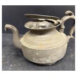 Pewter tea pot